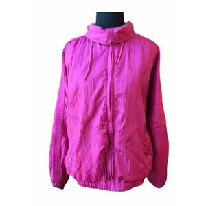 Pacific Trail Fuchsia Windbreaker Jacket Size Small